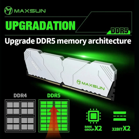 New DDR5 Memory RAM 16GB 5600Mhz DDR5 Ram Desktop Memory 288Pin Dimm 1.25V Computer Components Gaming Computer Rams